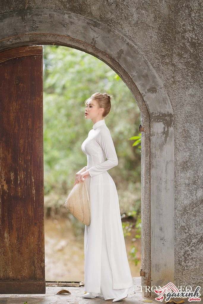 Ảnh Cô Gái Mặc Áo Dài Đẹp ảnh cô gái mặc áo dài trắng