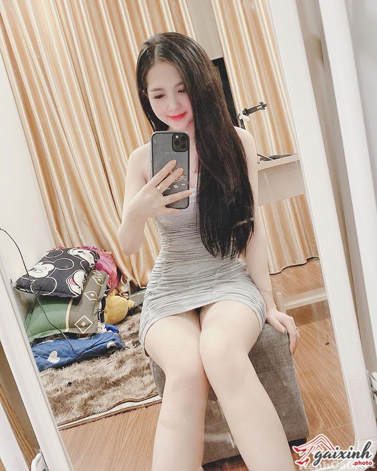 anh gai xinh chup truoc guong 15