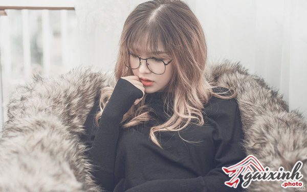 Ảnh Gái Xinh Đeo Mắt Kính ảnh nữ đeo kính đẹp