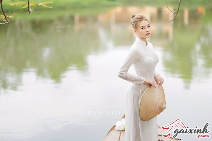 Ảnh Cô Gái Mặc Áo Dài Đẹp ảnh thiếu nữ mặc áo dài trắng