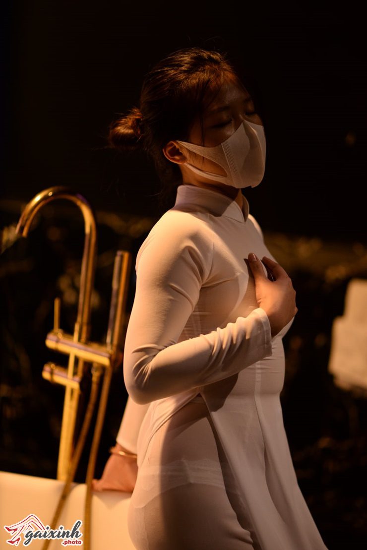 Áo Dài Siêu Mỏng ao dai sieu mong khong do lot