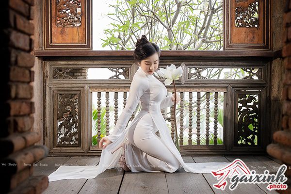 Áo Dài Trắng Mỏng Tang áo dài trắng nữ sinh mỏng manh