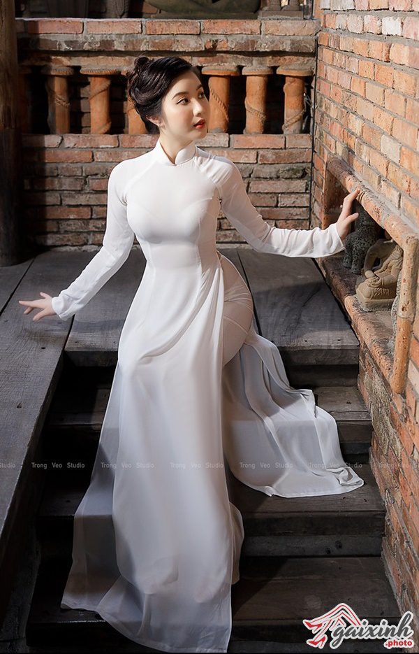 Áo Dài Trắng Mỏng Tang áo dài trắng siêu mỏng flickr