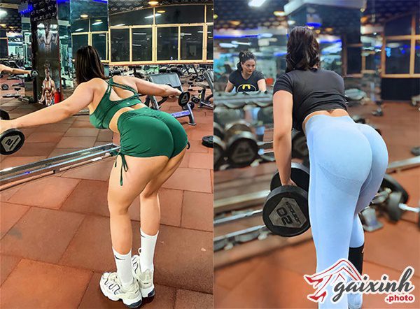 Ảnh Tập Gym Nữ Đẹp gái tập gym mông to