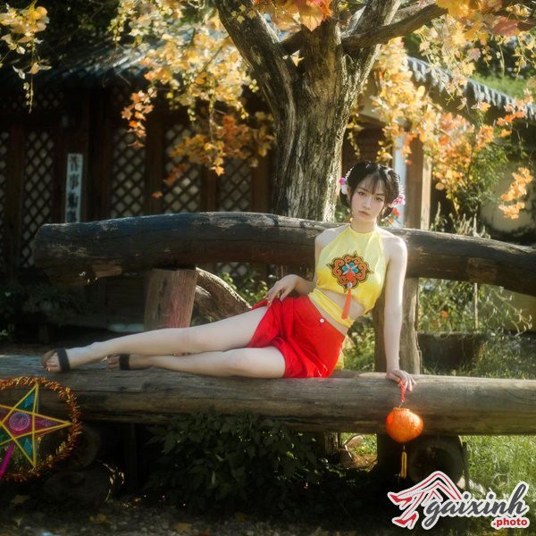 Áo Dài Bó Sát gái xinh mặc áo bó