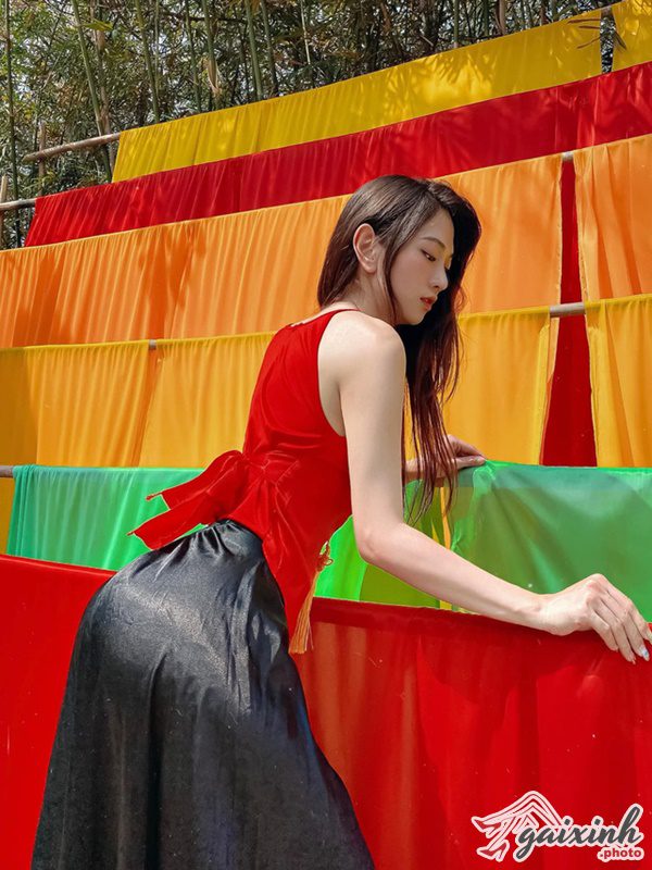 Áo Dài Bó Sát le bong link