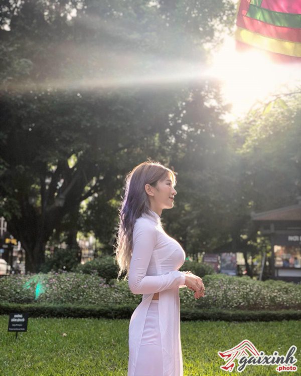 Áo Dài Bó Sát tiktoker le bong 05