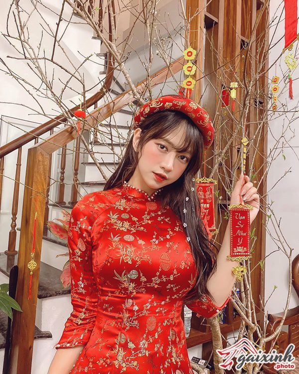 Áo Dài Bó Sát tiktoker le bong 19