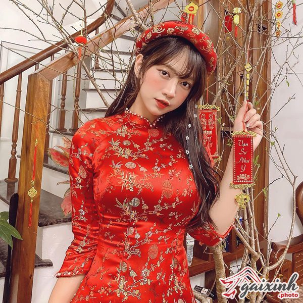 Áo Dài Bó Sát tiktoker le bong 20