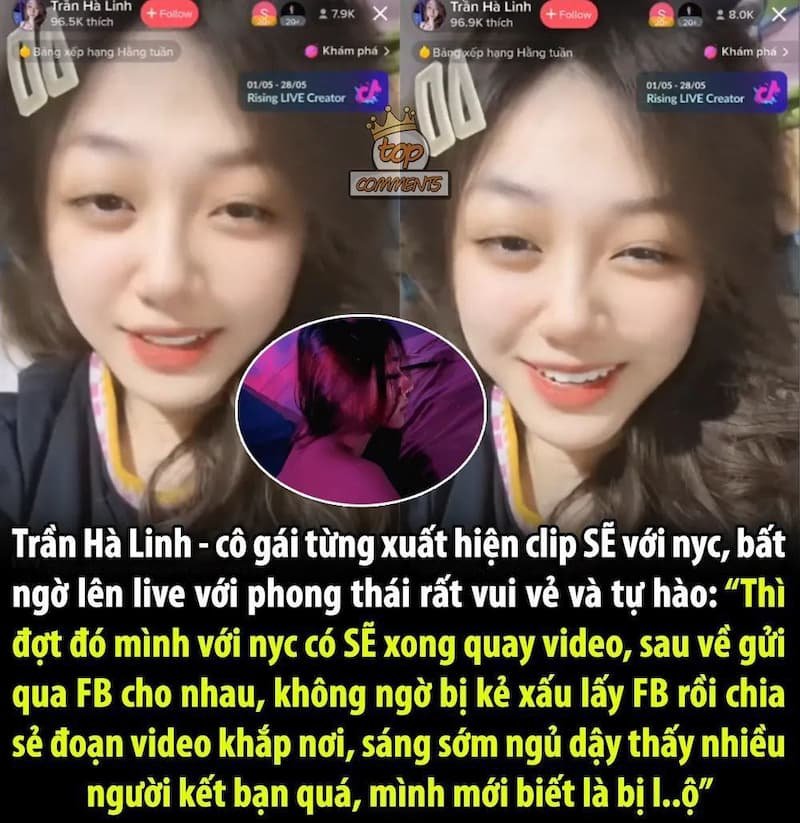 Thực hư thông tin Trần Hà Linh lộ link Telegram